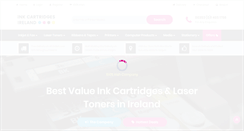 Desktop Screenshot of inkcartridgesireland.ie